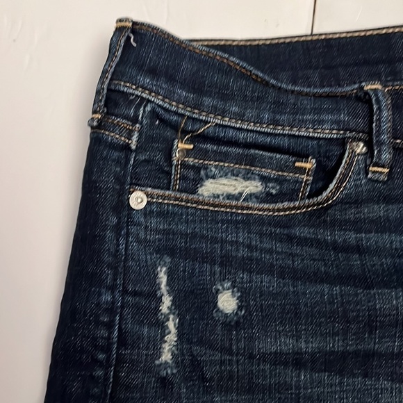 Abercrombie and Fitch distressed cut off jeans shorts size 30 - Picture 2 of 8